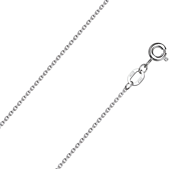 Цепь из белого золота плетения 