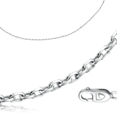 Цепь из белого золота плетения 