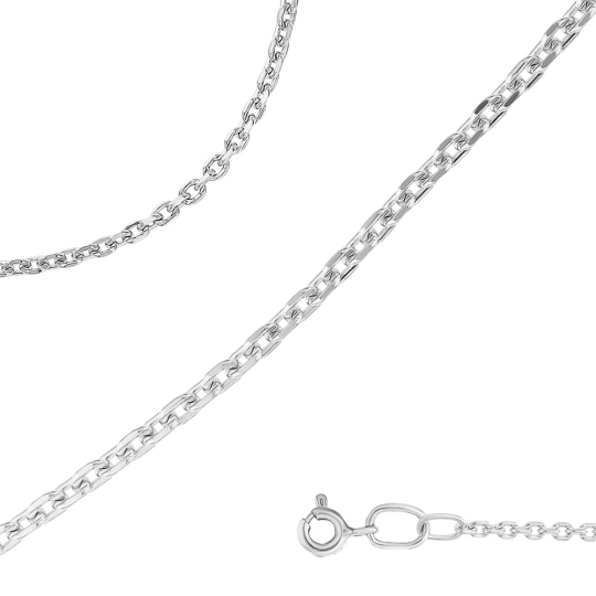 Цепь из белого золота плетения 