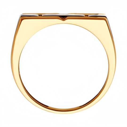 Кольцо-печатка из золота