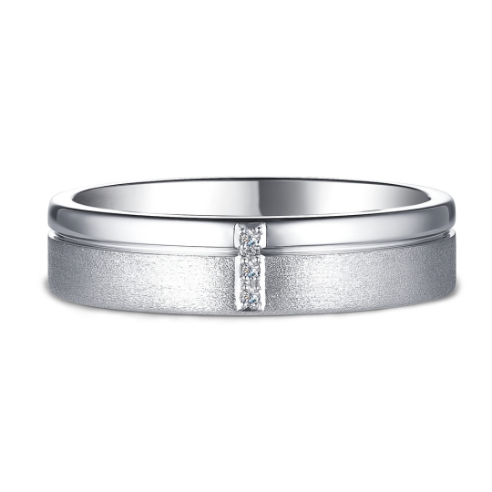 Кольцо из серебра с бриллиантами