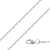 Цепь из белого золота плетения 