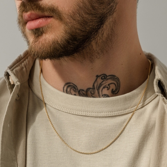 Цепь из лимонного золота Плетения 