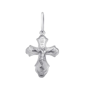 Подвеска-крест из серебра