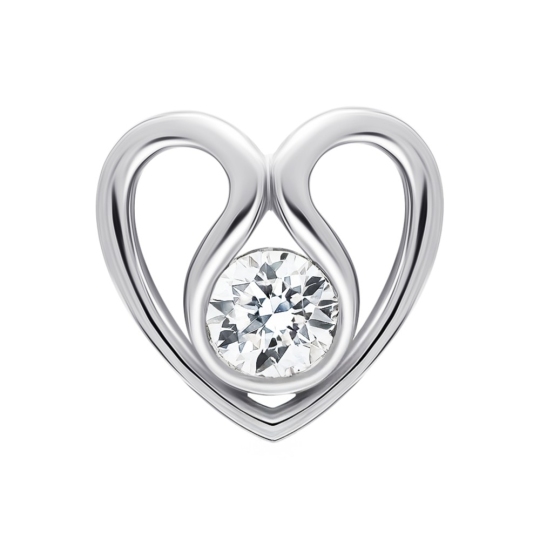 Подвеска из серебра с фианитом