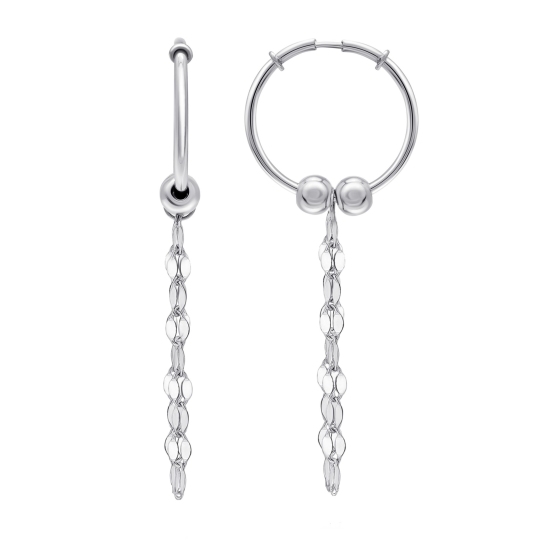 Серьги из серебра