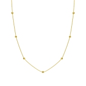 Колье из лимонного золота