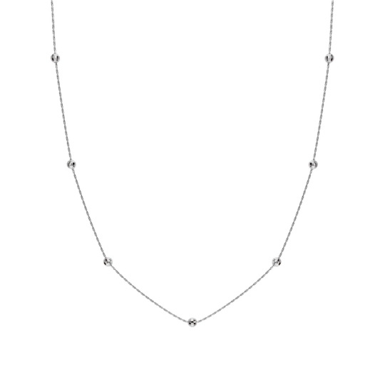 Колье из белого золота