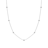 Колье из белого золота