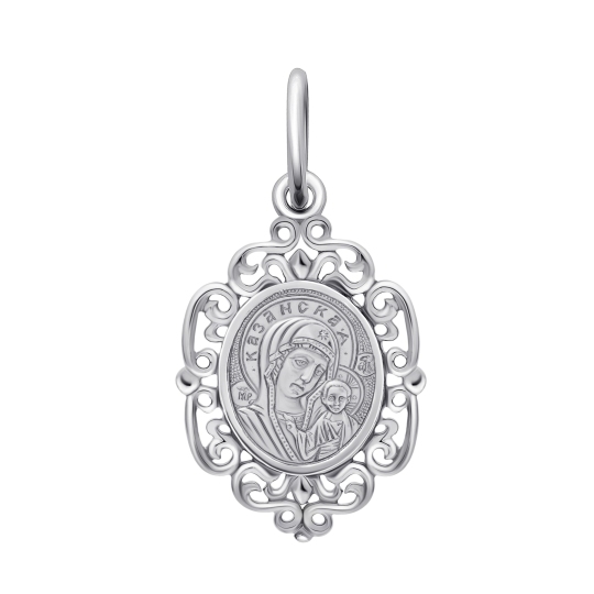 Подвеска из серебра с образом 