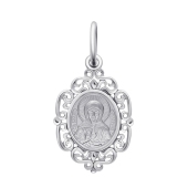 Подвеска из серебра с образом 