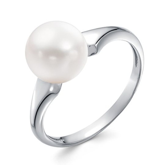 Кольцо из серебра с жемчугом