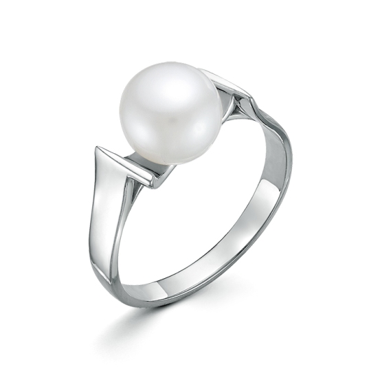 Кольцо из серебра с жемчугом