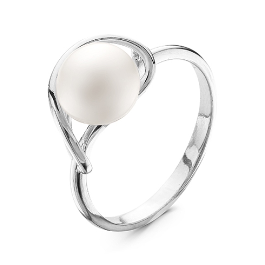 Кольцо из серебра с жемчугом