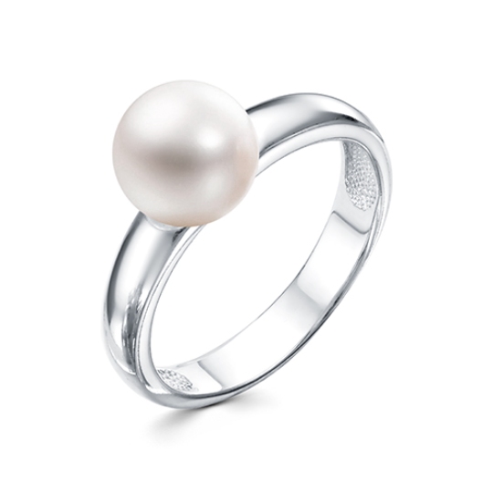 Кольцо из серебра с жемчугом