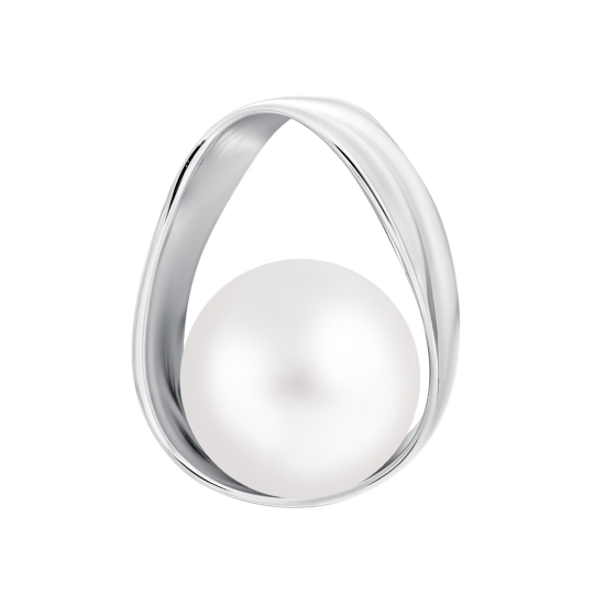 Подвеска из серебра с жемчугом