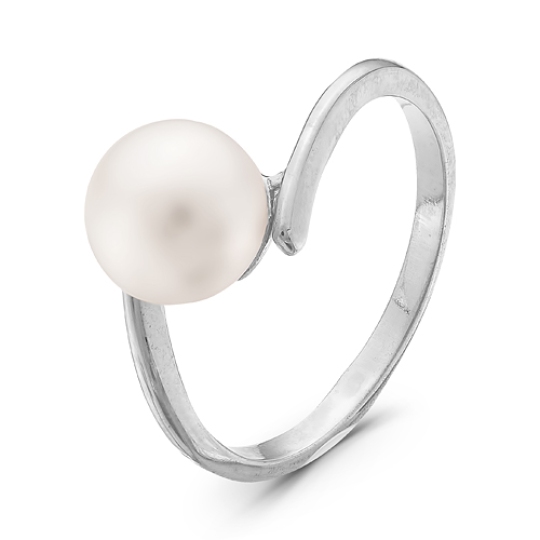 Кольцо из серебра с жемчугом