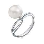 Кольцо из серебра с жемчугом