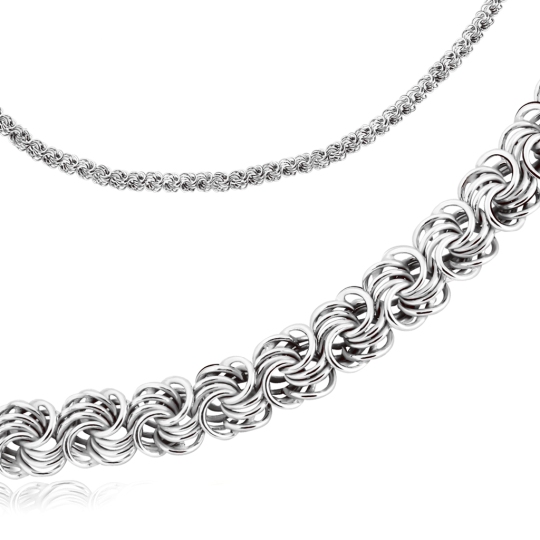 Цепь из серебра плетения 