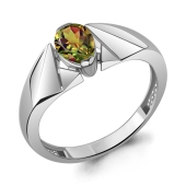 Кольцо из серебра с ювелирным кристаллом