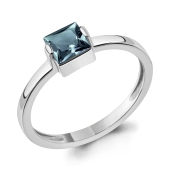 Кольцо из серебра с топазом London