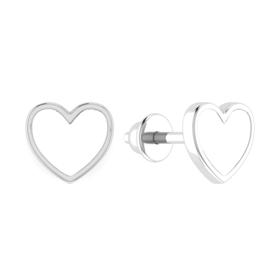 Серьги из серебра с эмалью