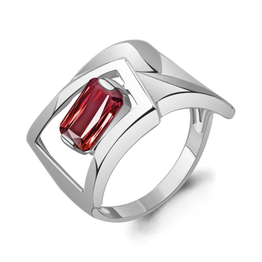 Кольцо из серебра с ювелирным кристаллом