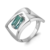 Кольцо из серебра с ювелирным кристаллом