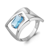 Кольцо из серебра с ювелирным кристаллом