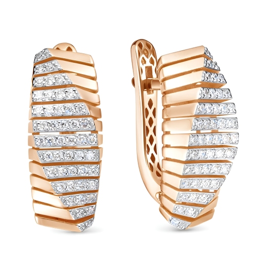 Серьги из золота с бриллиантами