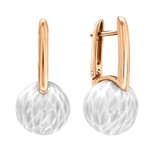 Серьги из золота с жемчугом