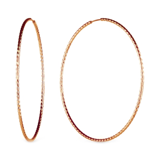 Серьги из серебра с позолотой