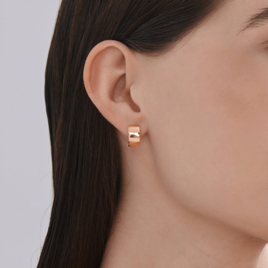 Серьги из серебра с позолотой