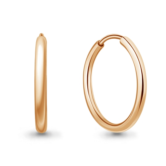 Серьги из серебра с позолотой