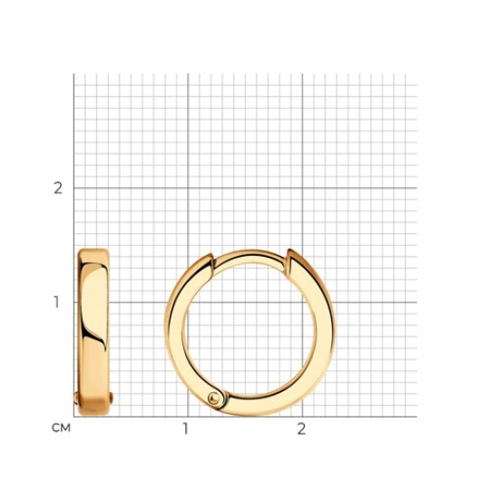 Серьги из серебра с позолотой