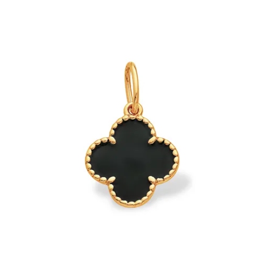 Подвеска из серебра с позолотой и эмалью