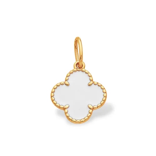 Подвеска из серебра с позолотой и эмалью