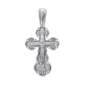 Подвеска-крест из серебра