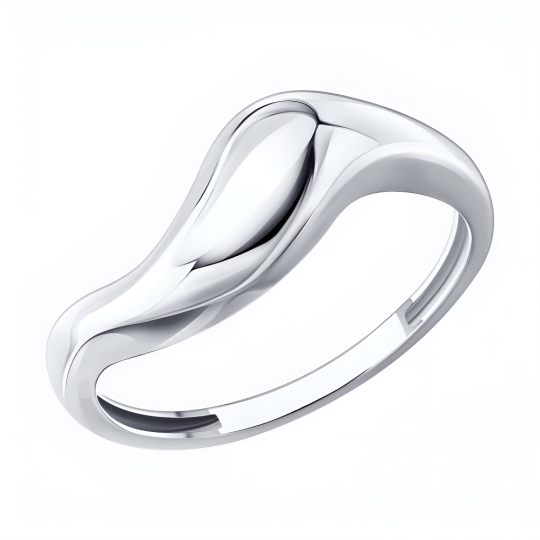 Кольцо из белого золота