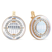 Серьги из золота с бриллиантами