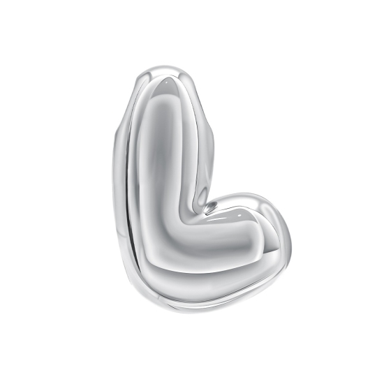 Подвеска-буква из серебра 