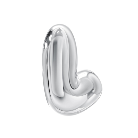 Подвеска-буква из серебра 