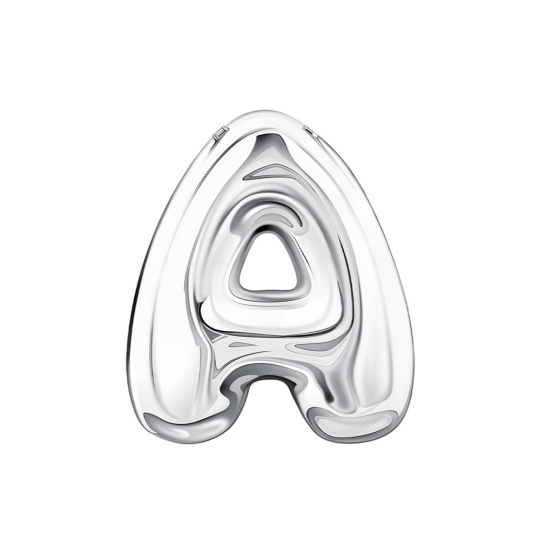 Подвеска-буква из серебра 