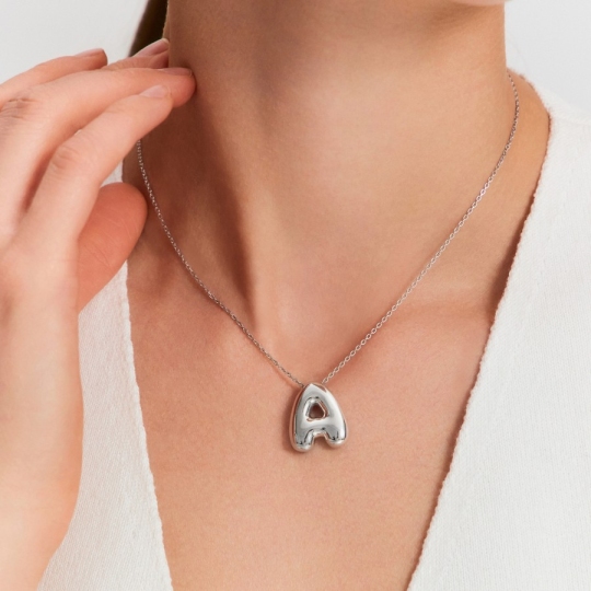 Подвеска-буква из серебра 
