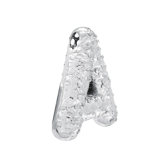 Подвеска-буква из серебра 