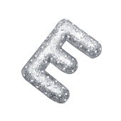Подвеска-буква из серебра 