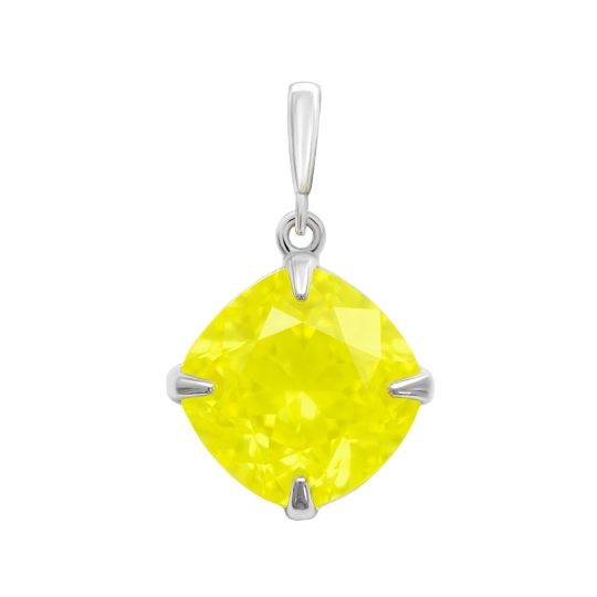 Подвеска из серебра с ювелирным кристаллом