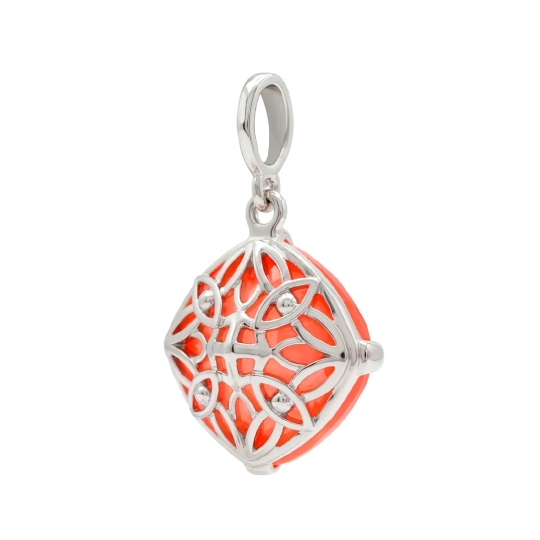 Подвеска из серебра с ювелирным кристаллом