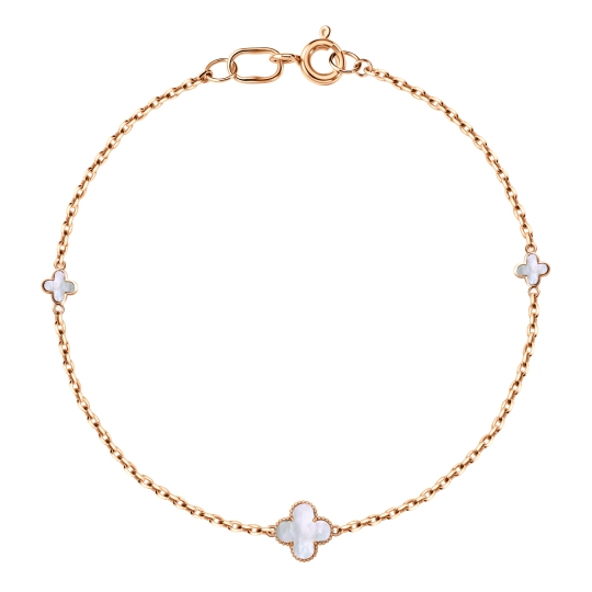Браслет из золота с перламутром