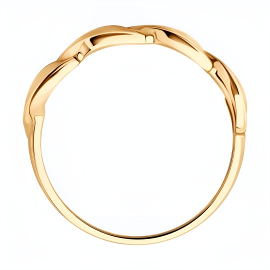 Кольцо из золота с фианитами